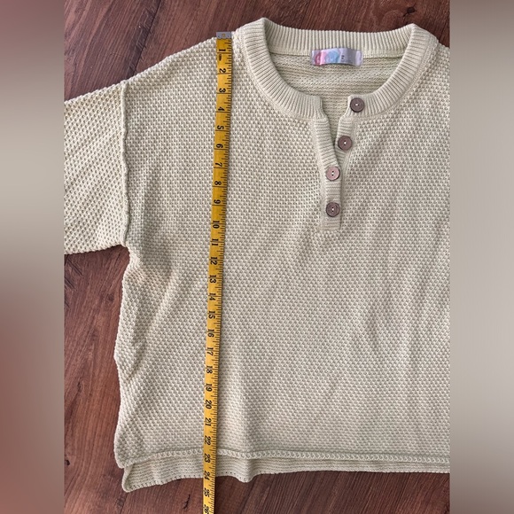 Free People Haliee XS lime Green Top Pants Sweater Set Comfy knit FP Beach - Picture 10 of 12